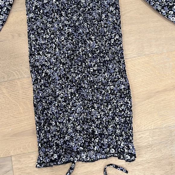 Floral long sleeve mini dress - Picture 5 of 6